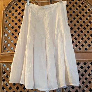 Cream skirt